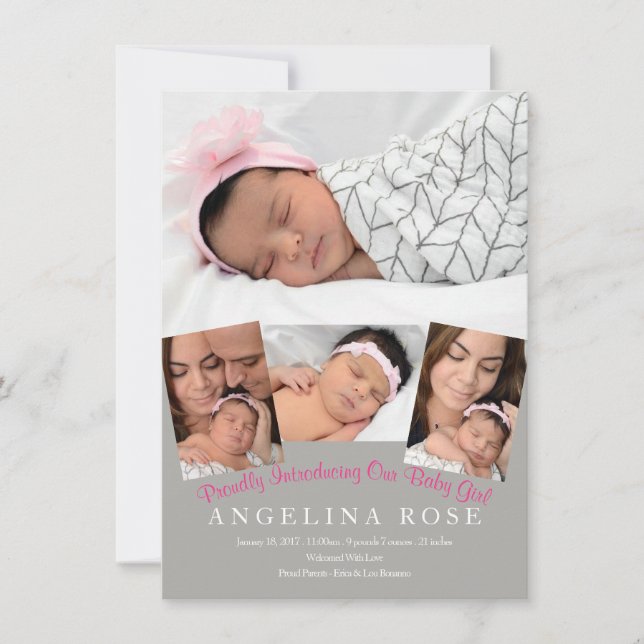 Välkommen Flicka Meddelande (Framsida)