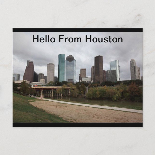 Välkommen från Houston, Texas vykort (Framsida)