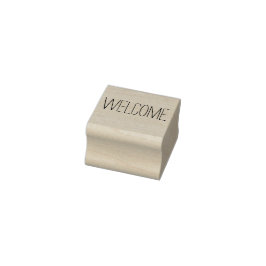 välkommen frimärke stämpel