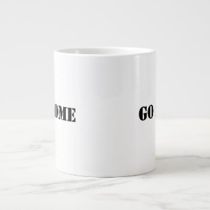 Välkommen/gå bort Mugg Jumbo Mugg