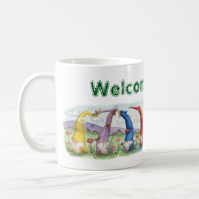 Välkommen Gnome Kaffemugg (Vänster)