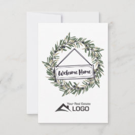 Välkommen Gods-kort för Anpassningsbar av krans i Kort