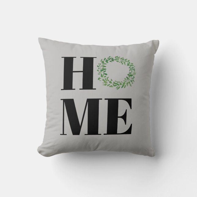 Välkommen hem Dekorativ kudde (Framsida)