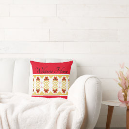 Välkommen hem Dekorativ kudde - Välkommen tillbaka