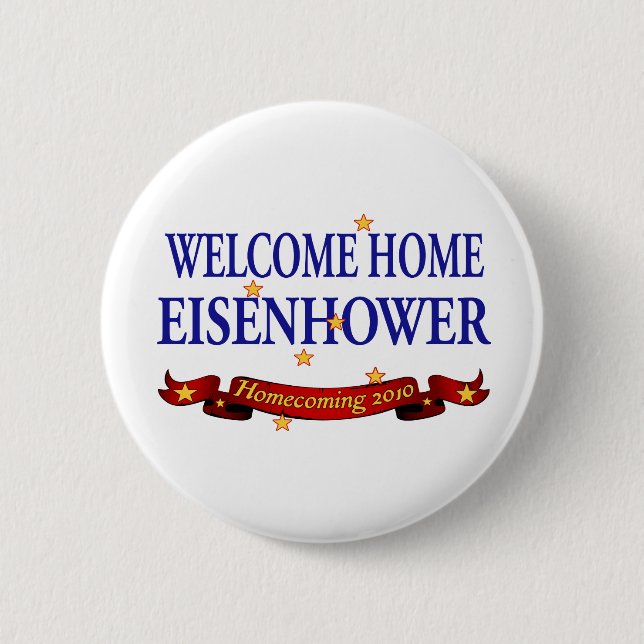 Välkommen hem Eisenhower Knapp (Framsida)