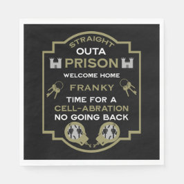 Välkommen hem från fängelset pappersservett