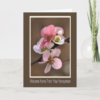 Välkommen hem från Honeymoon Kort