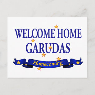 Välkommen hem Garudas Vykort