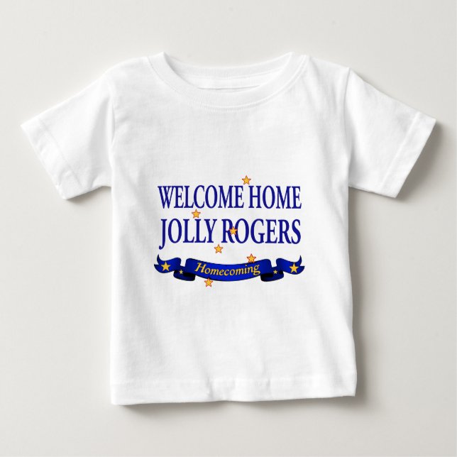 Välkommen hem Jolly Rogers Tee Shirt (Framsida)