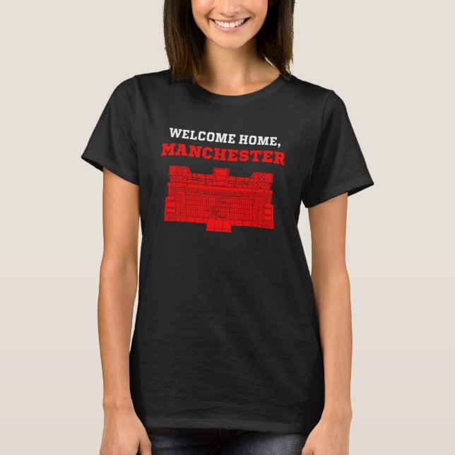 Välkommen hem Manchester 7 CR T Shirt (Framsida)
