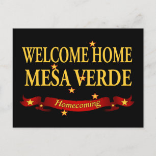 Välkommen hem Mesa Verde Vykort