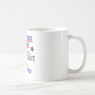 Välkommen hem Min soldat Min Hero Kaffemugg
