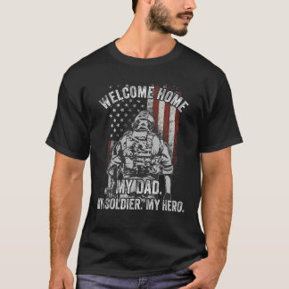Välkommen hem Min utplacerade militära insats i Pa T Shirt