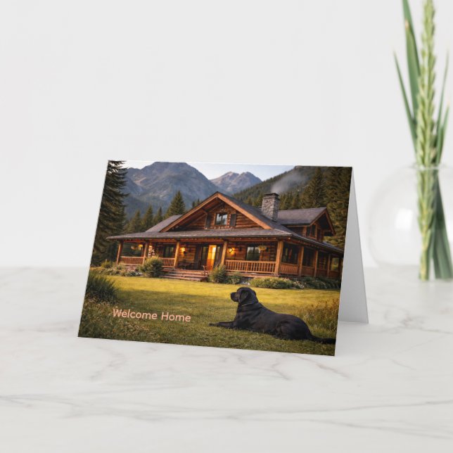 Välkommen hem Nya huset Kort (Framsida)