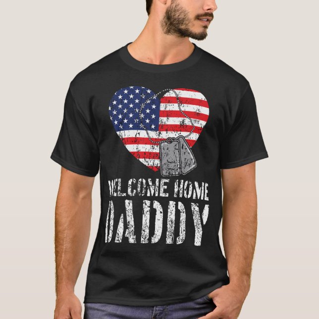 Välkommen hem, pappa, matchande hemmakoming Gi T Shirt (Framsida)