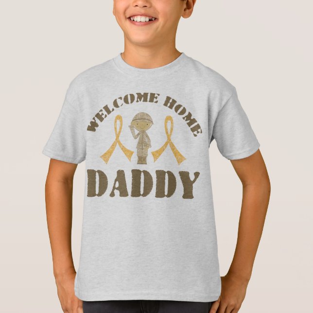 Välkommen hem-pappa tröja (Framsida)