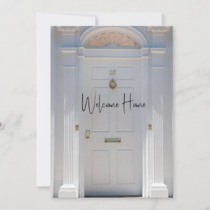 Välkommen Hem Platt Greeting Card Kort