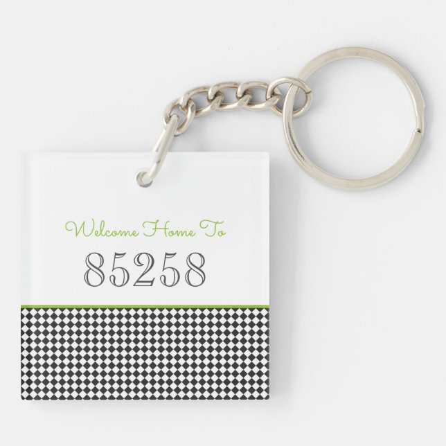 Välkommen hem till den svarta Grönten ZIP CODE Cla (Baksidan)