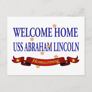 Välkommen hem USS Abraham Lincoln Vykort