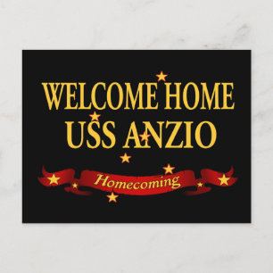 Välkommen hem, USS Anzio Vykort