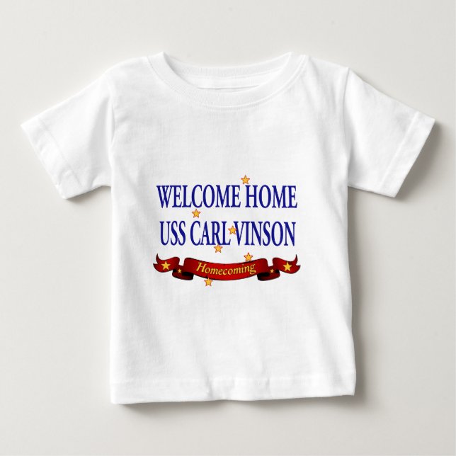 Välkommen hem USS Carl Vinson Tröja (Framsida)