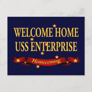 Välkommen hem-USS Enterprise Vykort