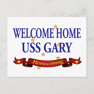 Välkommen hem USS Gary Vykort