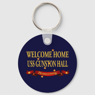 Välkommen hem USS Gunston Hall Nyckelring