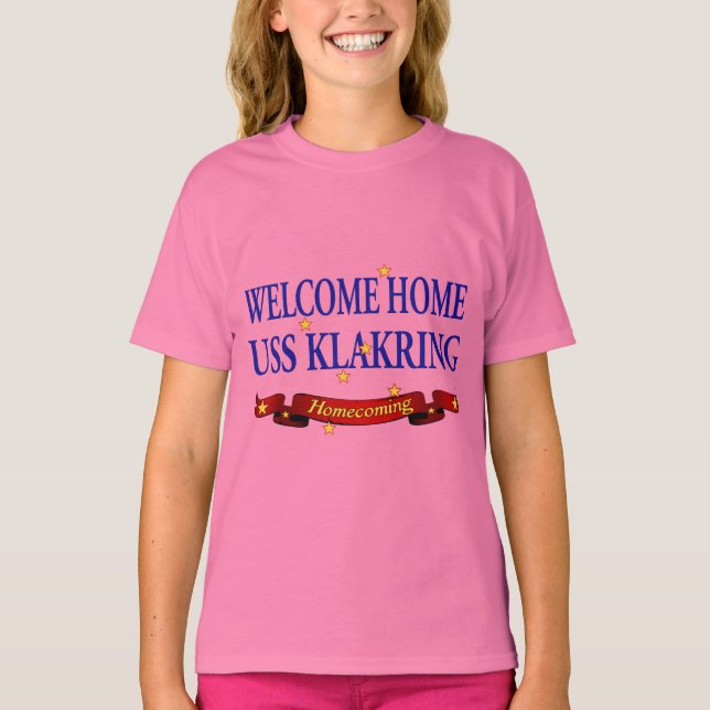 Välkommen hem - USS Klakring Tee Shirt (Framsida)