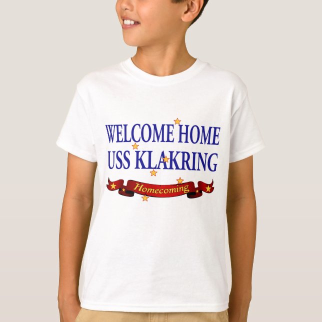 Välkommen hem - USS Klakring Tee Shirt (Framsida)