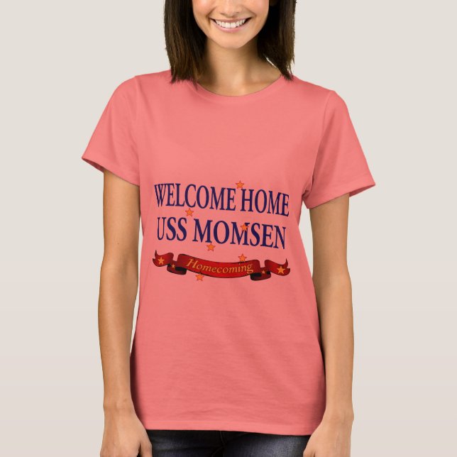 Välkommen hem - USS Momsen T Shirt (Framsida)