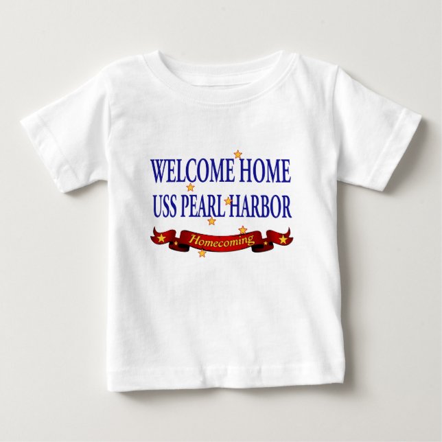 Välkommen hem - USS Pearl Harbour Tee (Framsida)