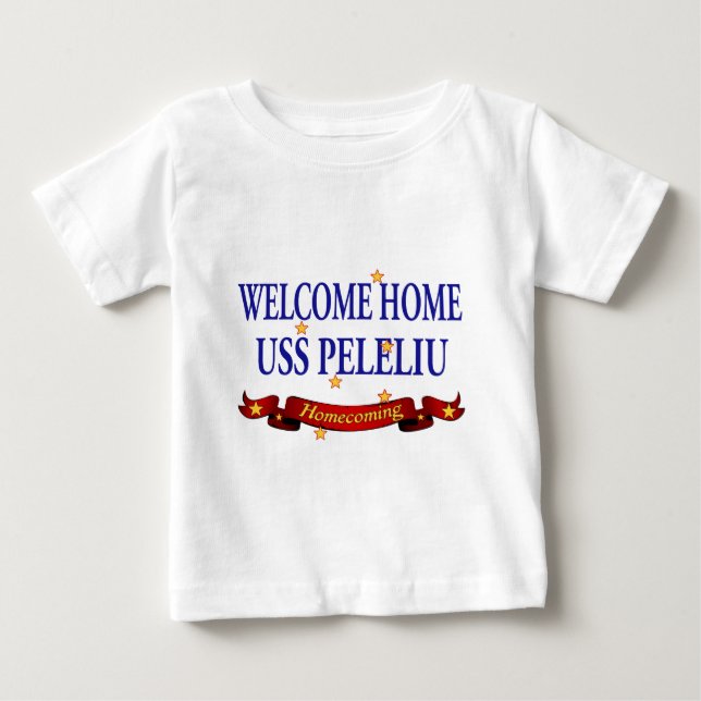 Välkommen hem-USS Peleliu Tee Shirt (Framsida)