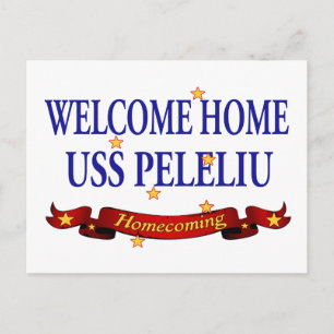 Välkommen hem-USS Peleliu Vykort