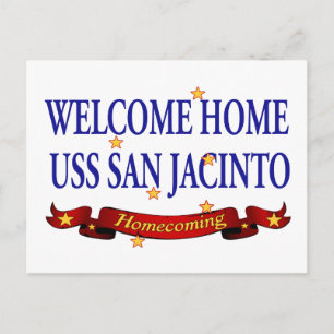Välkommen hem USS San Jacinto Vykort