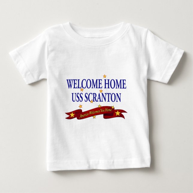 Välkommen hem-USS Scranton T Shirt (Framsida)