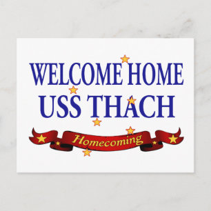 Välkommen hem-USS Thach Vykort