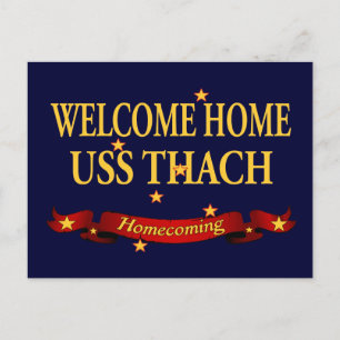 Välkommen hem-USS Thach Vykort
