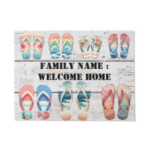 Välkommen hem utanför dörrmatet matta