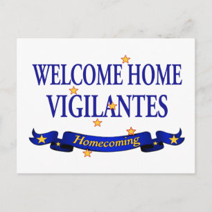 Välkommen hem Vigilantes Vykort