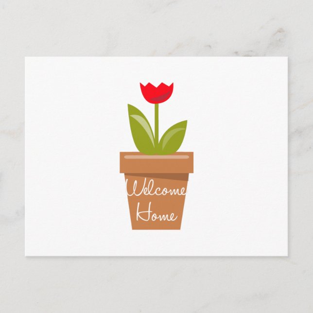 Välkommen hem vykort (Framsida)