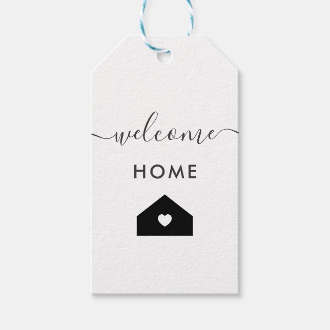 Välkommen Home Märkre, Realtor Client Gift Märkre, Presentetikett (Framsidan)