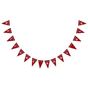 Välkommen Home Pappa Classic Nautical Anchor Rand Vimplar