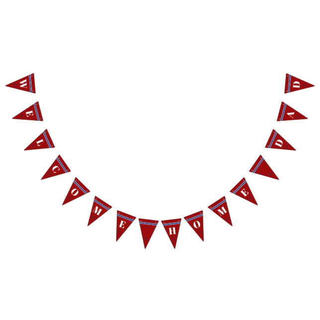 Välkommen Home Pappa Classic Nautical Anchor Rand Vimplar (Alla)