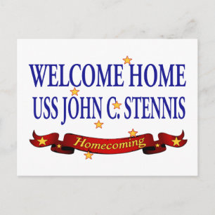 Välkommen Home USS John C. Stennis Vykort