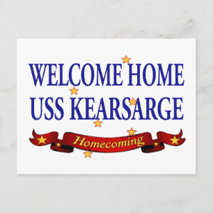 Välkommen Home USS Kearsarge Vykort