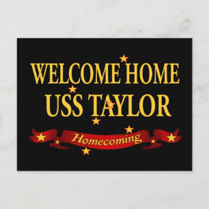 Välkommen Home USS Taylor Vykort