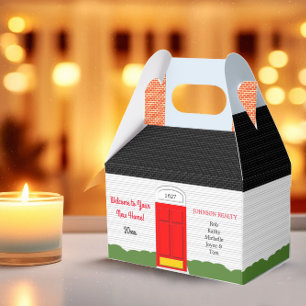 Välkommen Home White House Black Tak Houseuppvärmn Presentaskar
