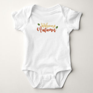 Välkommen höst höstlöv t shirt