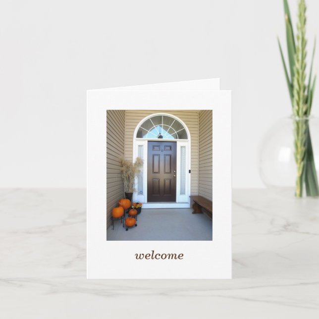 välkommen höst kort (Framsida)